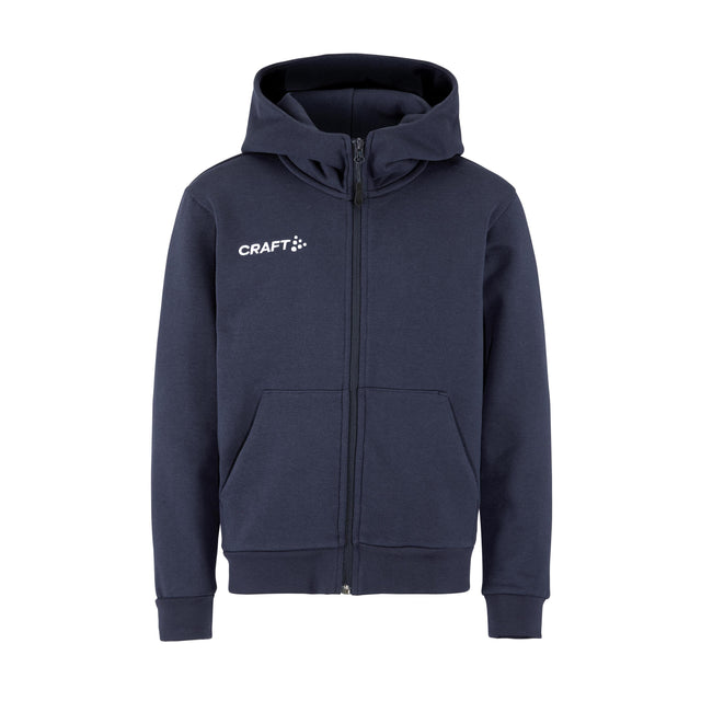 Community 2.0 Logo Fz Hoodie Jr - Navy - Front
