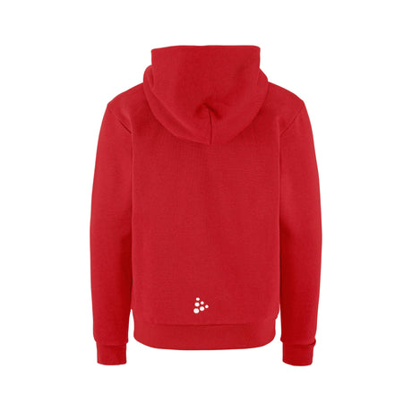 Community 2.0 Logo Fz Hoodie Jr - Red - Back