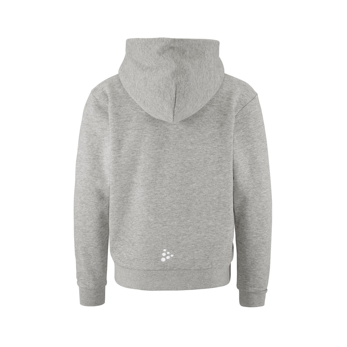Community 2.0 Logo Fz Hoodie Jr - Grey Melange - Back