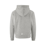 Community 2.0 Logo Fz Hoodie Jr - Grey Melange - Back