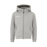 Community 2.0 Logo Fz Hoodie Jr - Grey Melange - Front