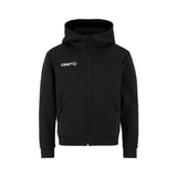 Community 2.0 Logo Fz Hoodie Jr - Black - Front