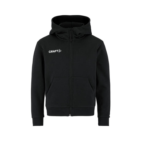 Community 2.0 Logo Fz Hoodie Jr - Black - Front