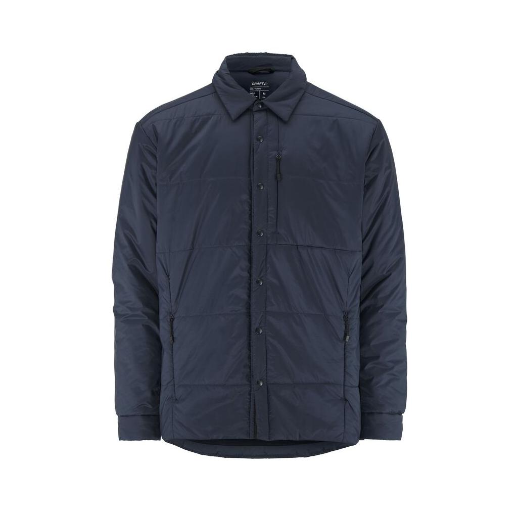 Adv Urban Lt Padded Overshirt Uni - Dark Blue - Front
