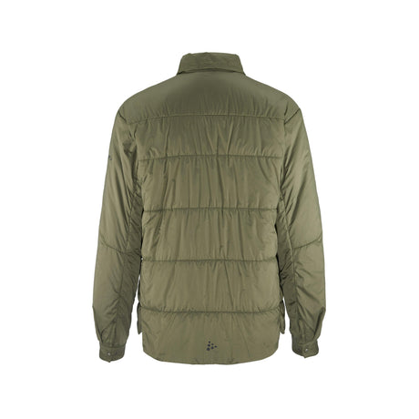 Adv Urban Lt Padded Overshirt Uni - Dark Green - Back