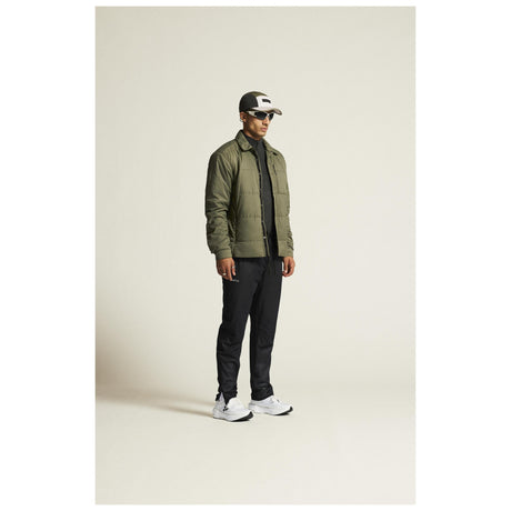 Adv Urban Lt Padded Overshirt Uni - Dark Green - Closeup 1