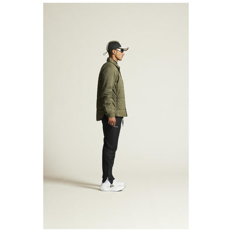 Adv Urban Lt Padded Overshirt Uni - Dark Green - Closeup 2