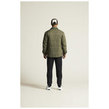 Adv Urban Lt Padded Overshirt Uni - Dark Green - Closeup 3