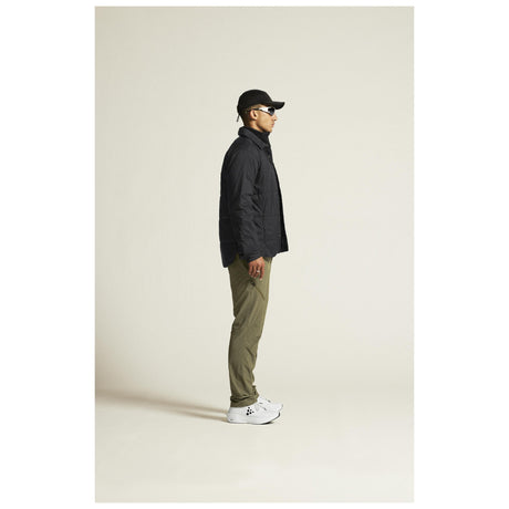 Adv Urban Lt Padded Overshirt Uni - Black - Closeup 2