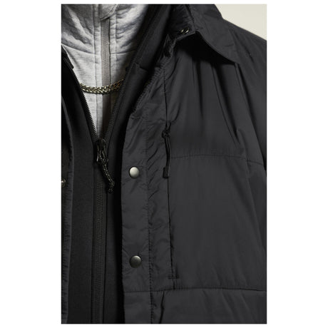 Adv Urban Lt Padded Overshirt Uni - Black - Closeup 5