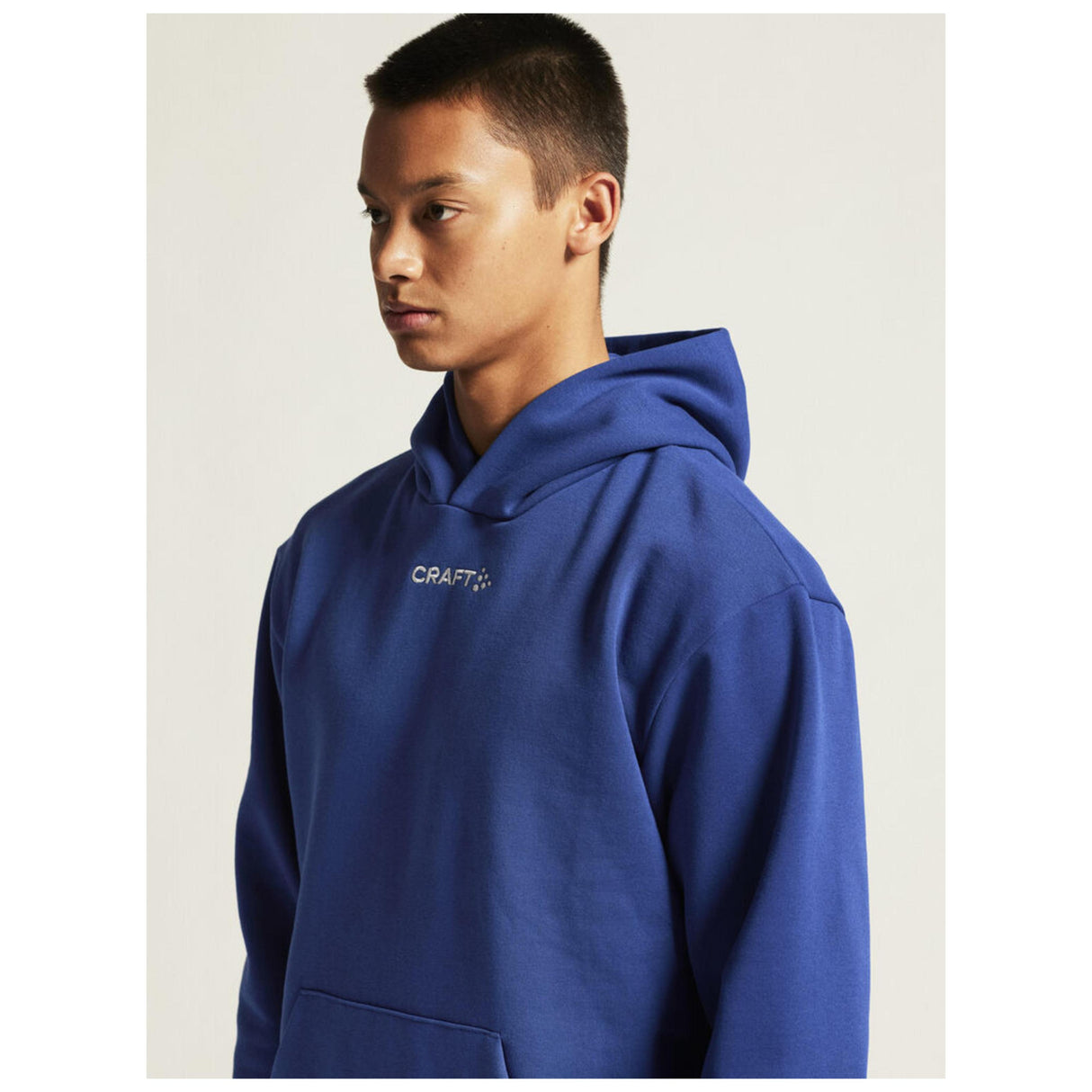 Community 2.0 Logo Hoodie M - Cobalt - Closeup 6