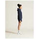 Community 2.0 Logo Hoodie W - Navy - Closeup 2