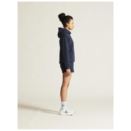 Community 2.0 Logo Hoodie W - Navy - Closeup 2