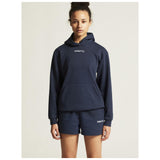 Community 2.0 Logo Hoodie W - Navy - Closeup 5