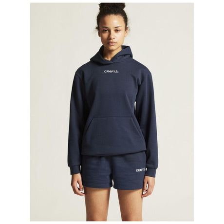 Community 2.0 Logo Hoodie W - Navy - Closeup 5