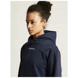 Community 2.0 Logo Hoodie W - Navy - Closeup 6