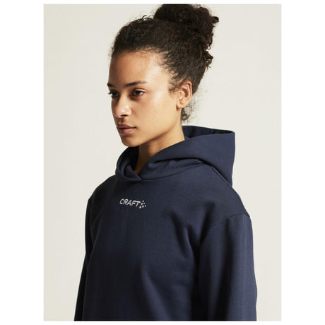 Community 2.0 Logo Hoodie W - Navy - Closeup 6