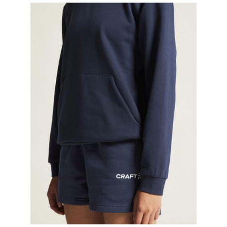 Community 2.0 Logo Hoodie W - Navy - Closeup 7