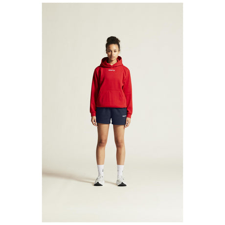 Community 2.0 Logo Hoodie W - Red - Closeup 1