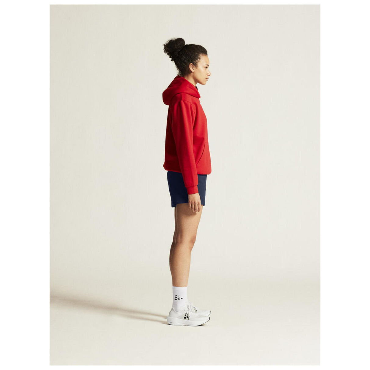 Community 2.0 Logo Hoodie W - Red - Closeup 2