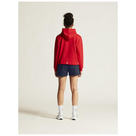 Community 2.0 Logo Hoodie W - Red - Closeup 3