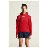 Community 2.0 Logo Hoodie W - Red - Closeup 5