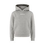 Community 2.0 Logo Hoodie Jr - Grey Melange - Front