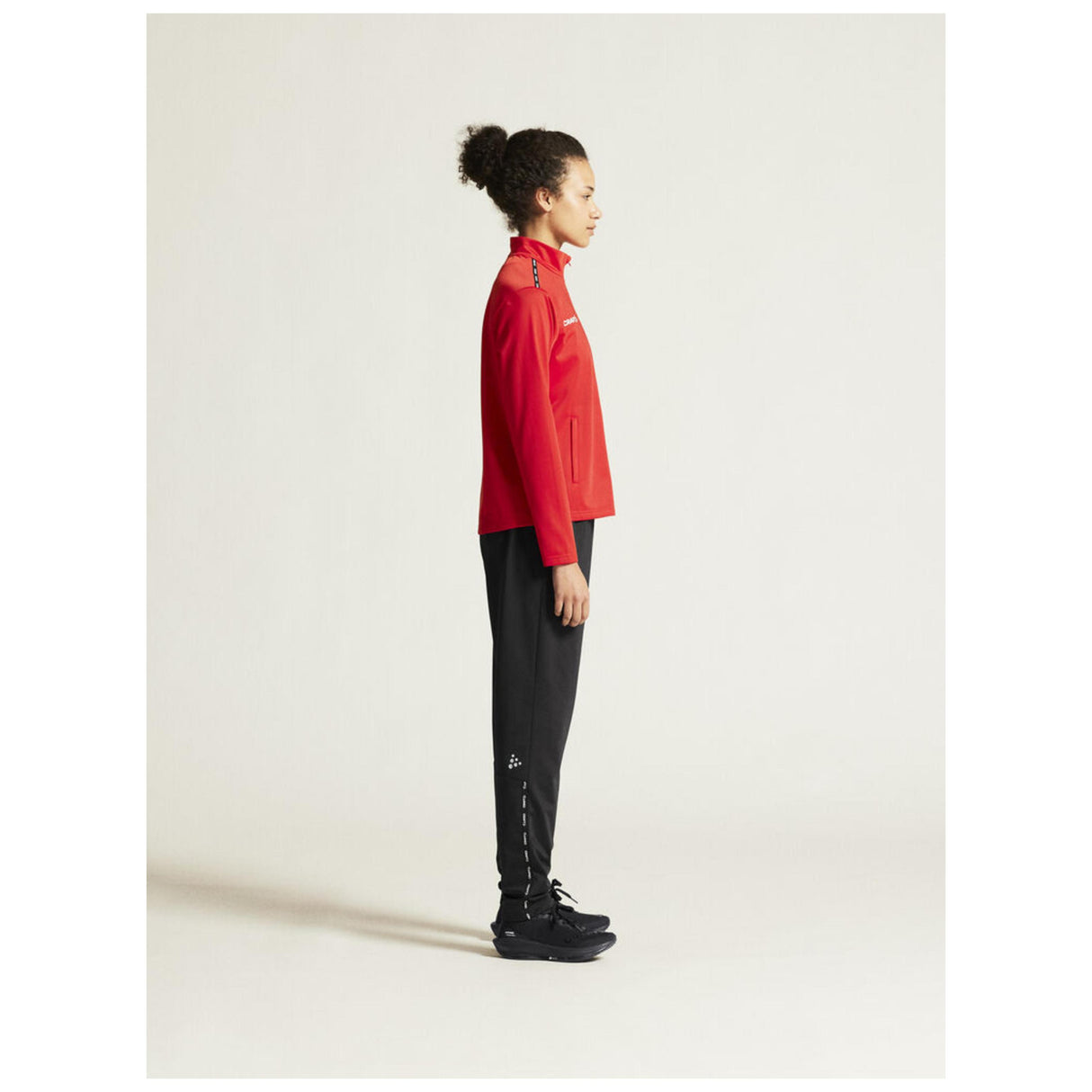 Squad Go Fz Jacket W - Red - Closeup 2