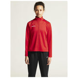 Squad Go Fz Jacket W - Red - Closeup 5