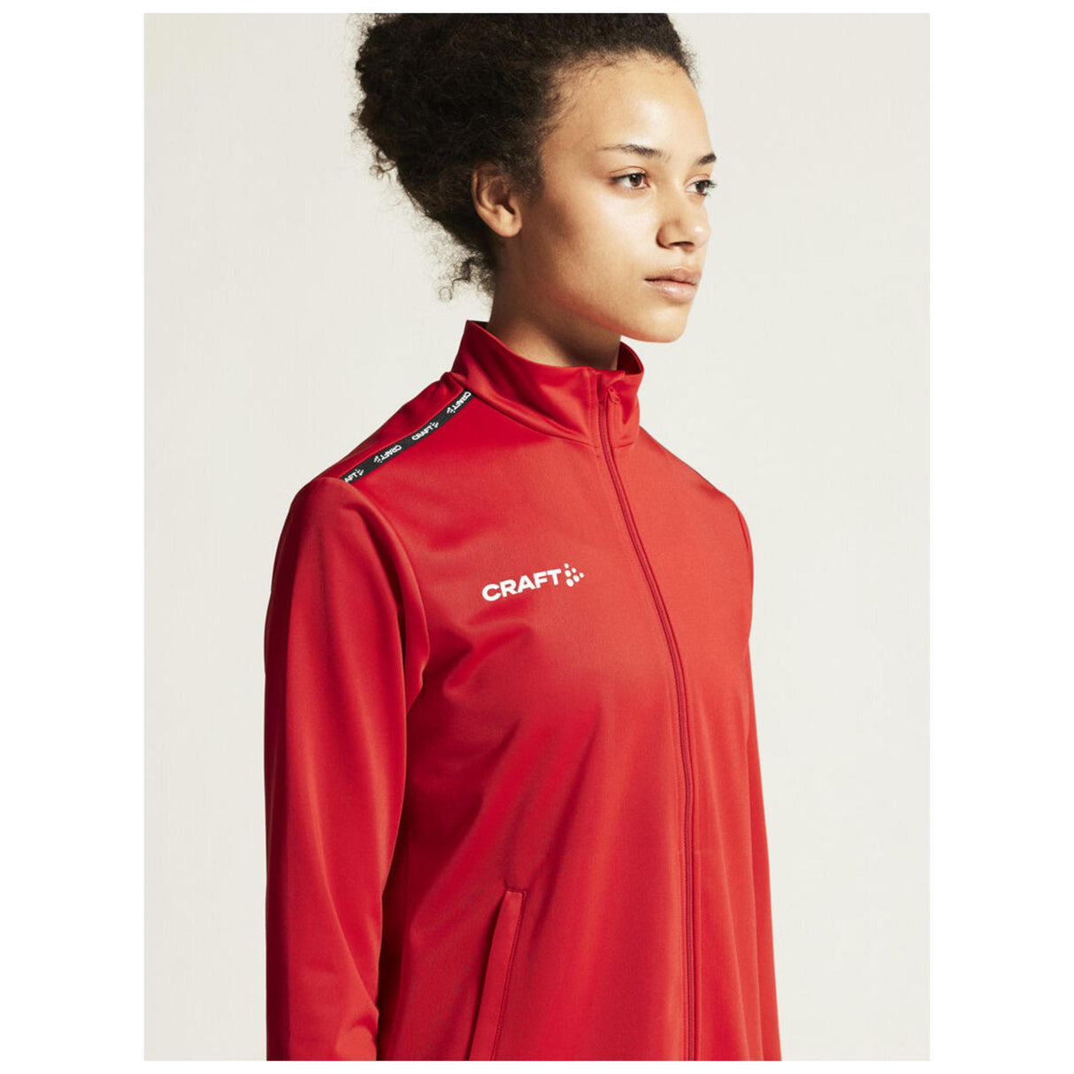 Squad Go Fz Jacket W - Red - Closeup 6