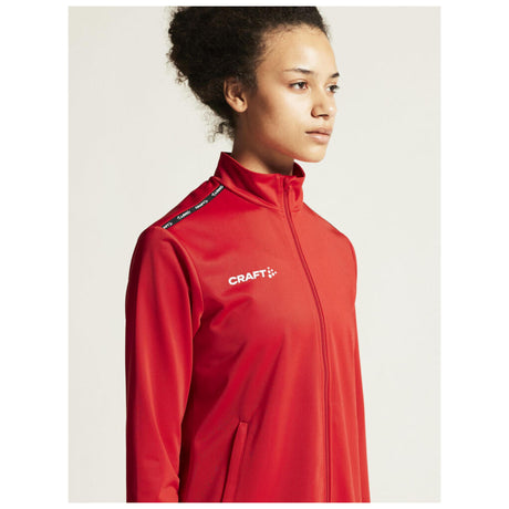 Squad Go Fz Jacket W - Red - Closeup 6