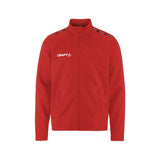 Squad Go Fz Jacket Jr - Red - Front