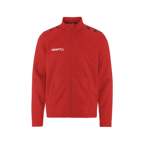 Squad Go Fz Jacket Jr - Red - Front
