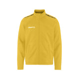 Squad Go Fz Jacket Jr - Yellow - Front