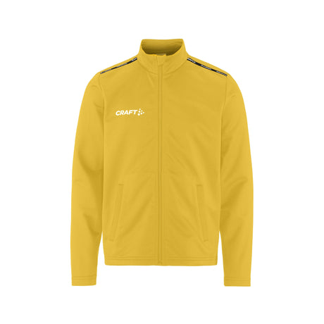 Squad Go Fz Jacket Jr - Yellow - Front