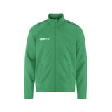 Squad Go Fz Jacket Jr - Green - Front