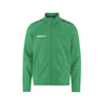 Squad Go Fz Jacket Jr - Green - Front