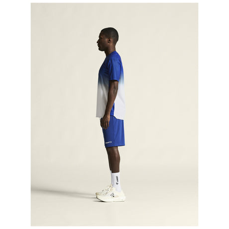 Evolve 2.0 Structured Graphic Jersey M - Club Cobolt/White - Closeup 4