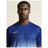 Evolve 2.0 Structured Graphic Jersey M - Club Cobolt/White - Closeup 6