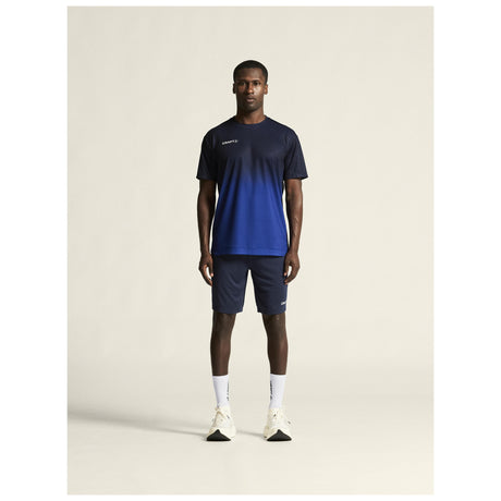 Evolve 2.0 Structured Graphic Jersey M - Navy/Club Cobolt - Closeup 1