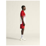 Evolve 2.0 Structured Graphic Jersey M - Red/White - Closeup 2