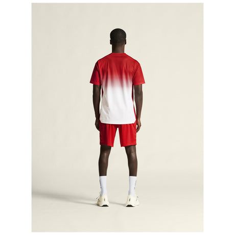 Evolve 2.0 Structured Graphic Jersey M - Red/White - Closeup 3