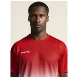 Evolve 2.0 Structured Graphic Jersey M - Red/White - Closeup 6