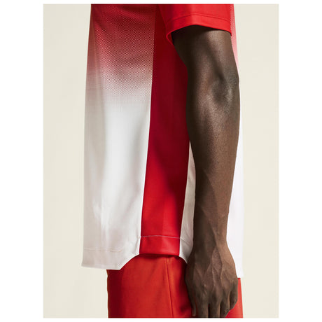 Evolve 2.0 Structured Graphic Jersey M - Red/White - Closeup 7