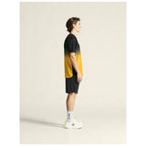 Evolve 2.0 Structured Graphic Jersey M - Black/Yellow - Closeup 2