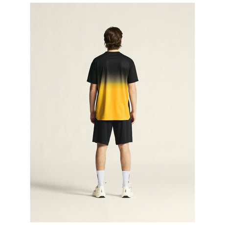 Evolve 2.0 Structured Graphic Jersey M - Black/Yellow - Closeup 3