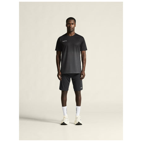 Evolve 2.0 Structured Graphic Jersey M - Black - Closeup 1