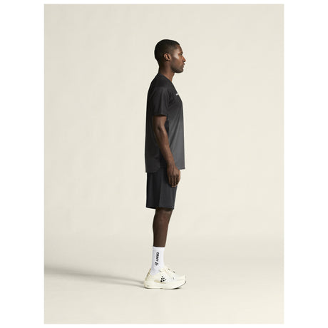 Evolve 2.0 Structured Graphic Jersey M - Black - Closeup 2