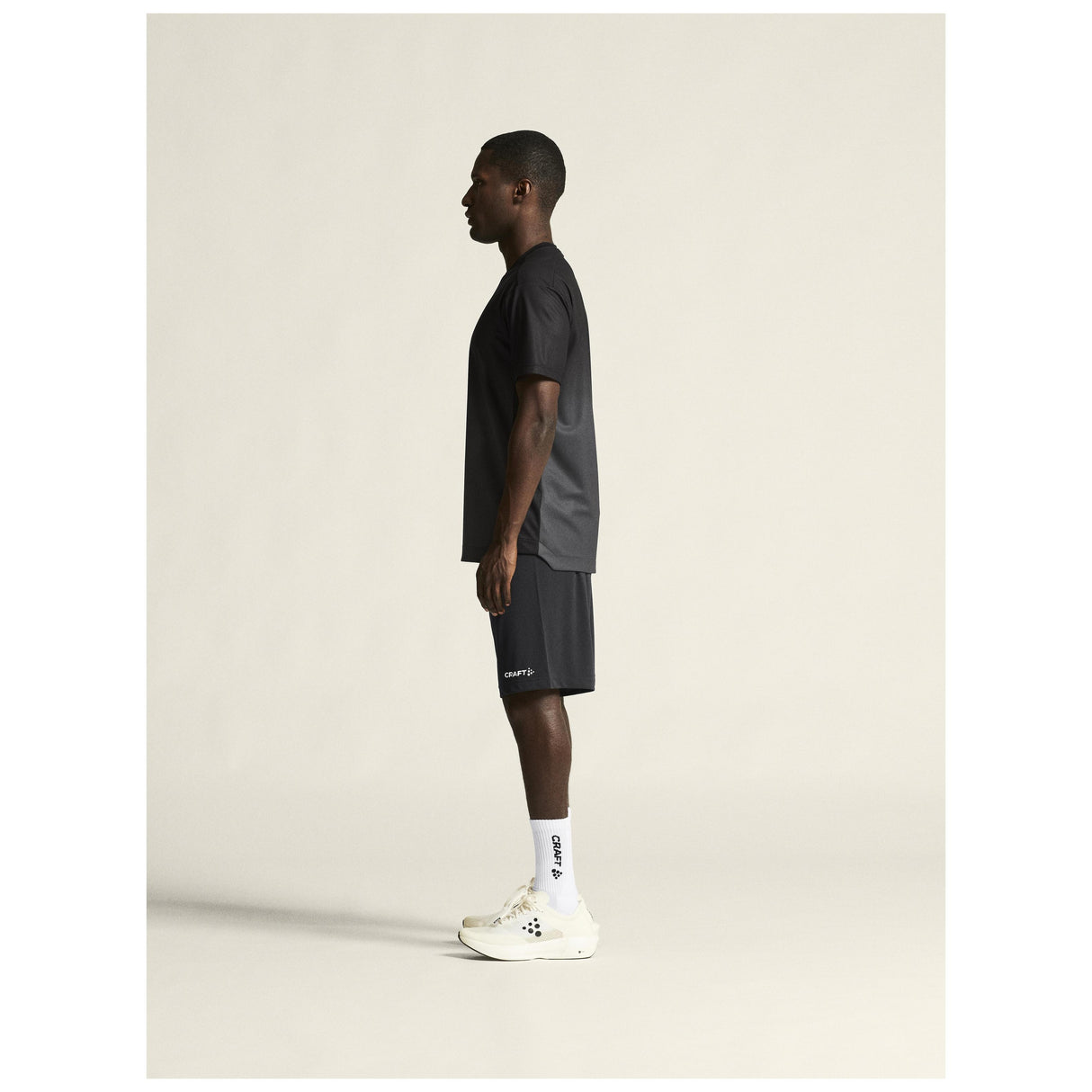 Evolve 2.0 Structured Graphic Jersey M - Black - Closeup 4