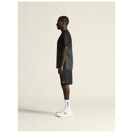 Evolve 2.0 Structured Graphic Jersey M - Black - Closeup 4